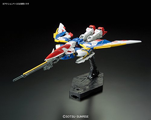 Bandai Hobby BAN203222 RG 1/144#20 Wing Gundam Ver EW Gundam Wing Action Figure, Multicolor, 8