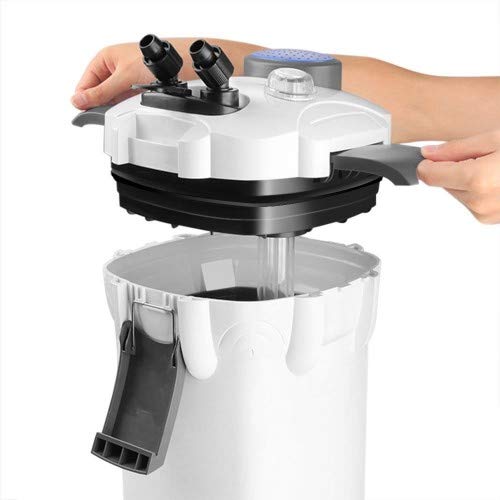 Hw303B 370GPH Pro Canister Filter Kit with 9-watt UV Sterilizer