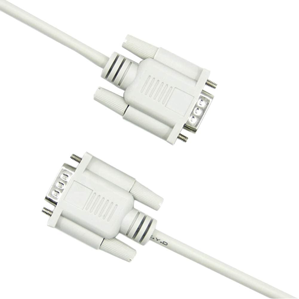 DB9 9 Pin Male to VGA Video 15 Pin Male Serial Port Cable RS232 1.35M/4.4FT Length