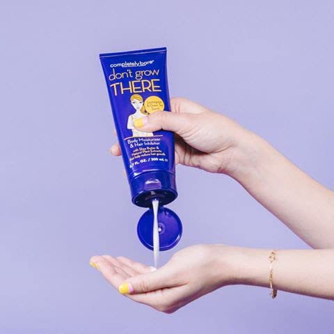 don't grow THERE Body Moisturizer & Hair Inhibitor - Shea Butter & Hair Minimizers 6.7 FL OZ