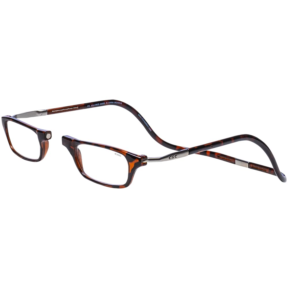 XXL Magnetic Reading Glasses in Tortoise, +2.50