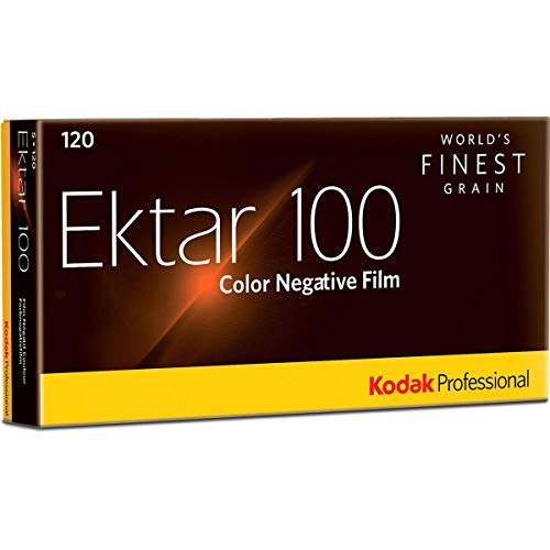 Kodak Professional Ektar Color Negative Film ISO 100, 120 Size, Propack of 5, *USA*