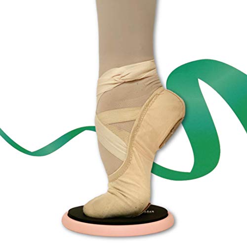 Ballet turning board for dancers, ice skaters, gymnasts etc Helps improve turns, balance, spotting, stability and much more. Made with thick EVA Foam.(Pink color with a gift box but without carry bag)
