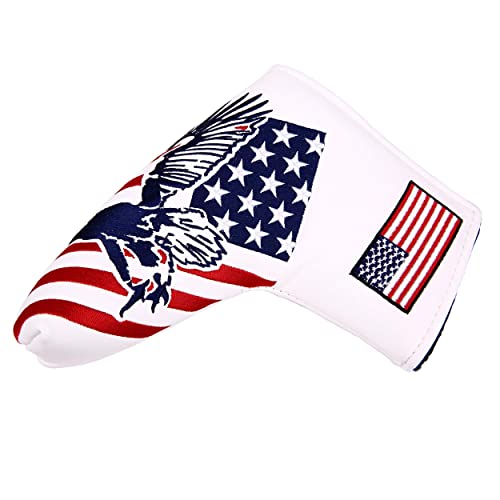 USA Eagle Magnetic Golf Putter Head Cover Blade Putter Covers for Scotty Cameron Taylormade Odyssey Golf Builder