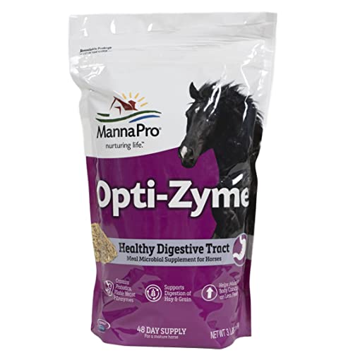 Corp 1000082 Opti-Zyme Microbial Digestive Supplement for Horse, 3-Pound