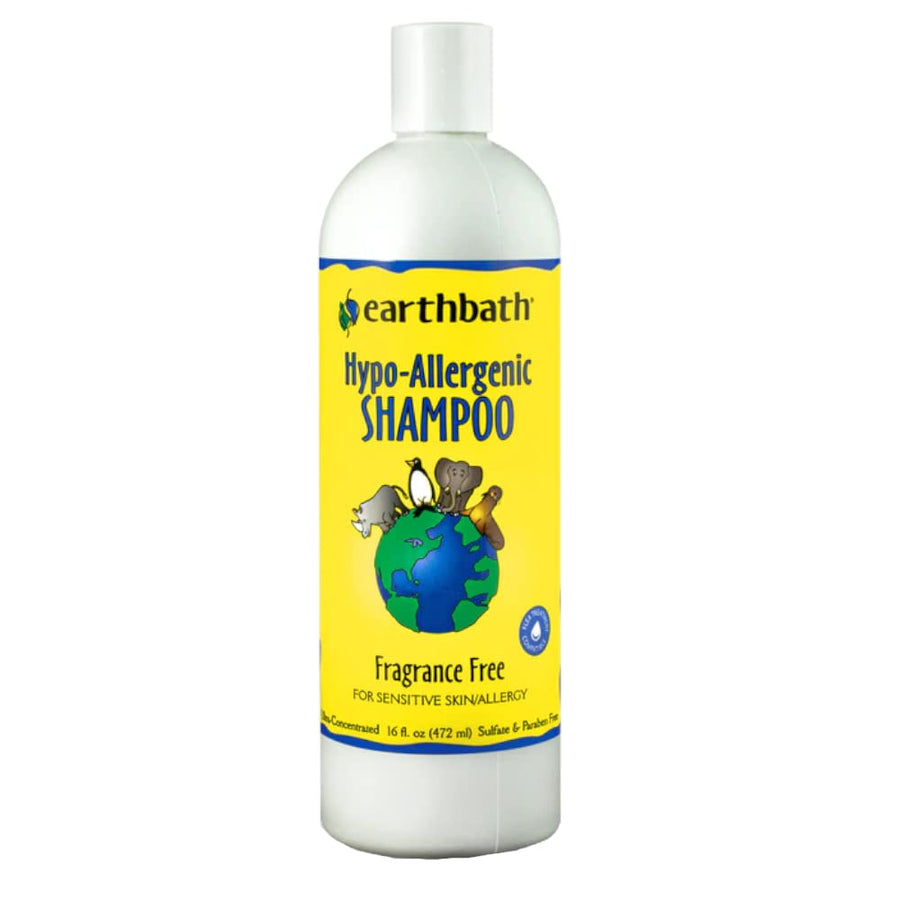 Hypoallergenic Natural Aloe Dog Shampoo - Puppy Shampoo for Dry, Itchy, & Sensitive Skin, Dog & Cat Anti Itch Pet Wash, Fragrance Free - 16 Oz (1 Pack)