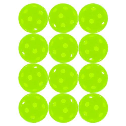 Sports Pickleballs, Vision Enhanced Green, 1 Dozen