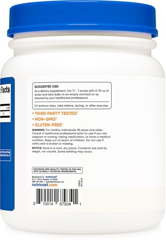 Pure L-Leucine Powder 500 Grams