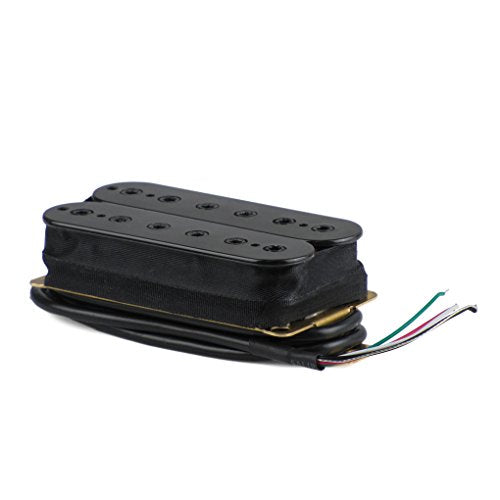 Bridge Pickup Ceramic Double Coil Humbucker Pickups for Electric Guitar Pickup-Black