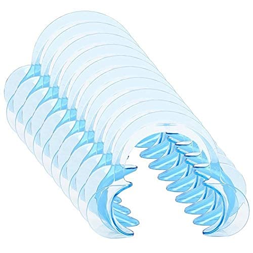 10 Pieces (Size M) C-Shape Cheek Retractor, Disposable Mouth Opener for Dental Teeth Whitening Mouth Guard or Speak Out Game