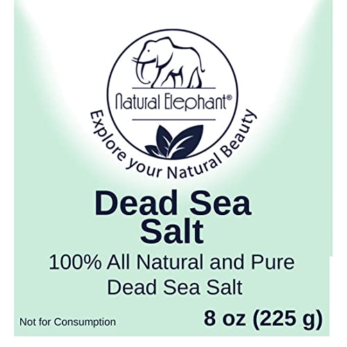 Dead Sea Bath Salt | 8oz Travel Size | 100% Natural and Pure | Fine Grain | Ideal for Baths and Soaks