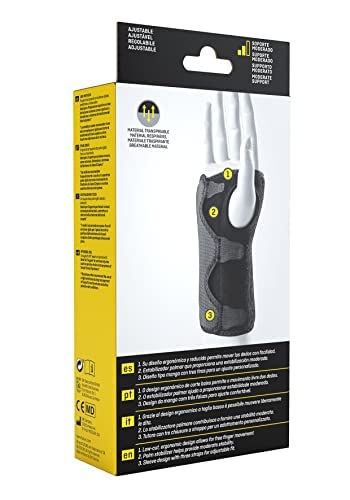 FUTURO Comfort Stabilizing Wrist Brace, Helps Support Sprains, Strains, and Symptoms of Carpal Tunnel Syndrome, One Size