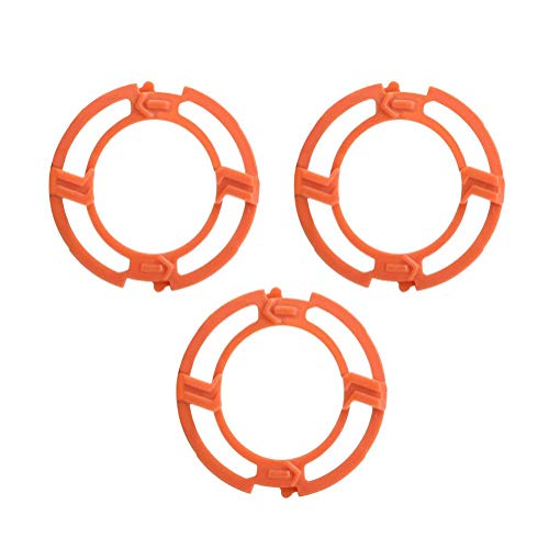 9Pcs Orange Blade Retaining Rings Retaining-Plate Holder Compatible for Philips Norelco Series 7000 9000 RQ12 Models