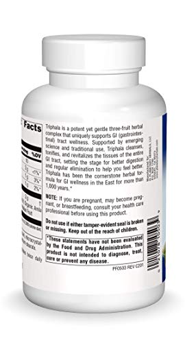 Triphala Internal Cleanser 500 mg 180 Caps