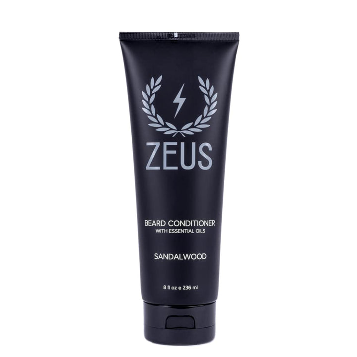 Beard Conditioner Wash, Cleansing & Moisturizing Beard Wash with Green Tea & Natural Ingredients to Soften Beard – 8 oz. (Made in USA) Sandalwood