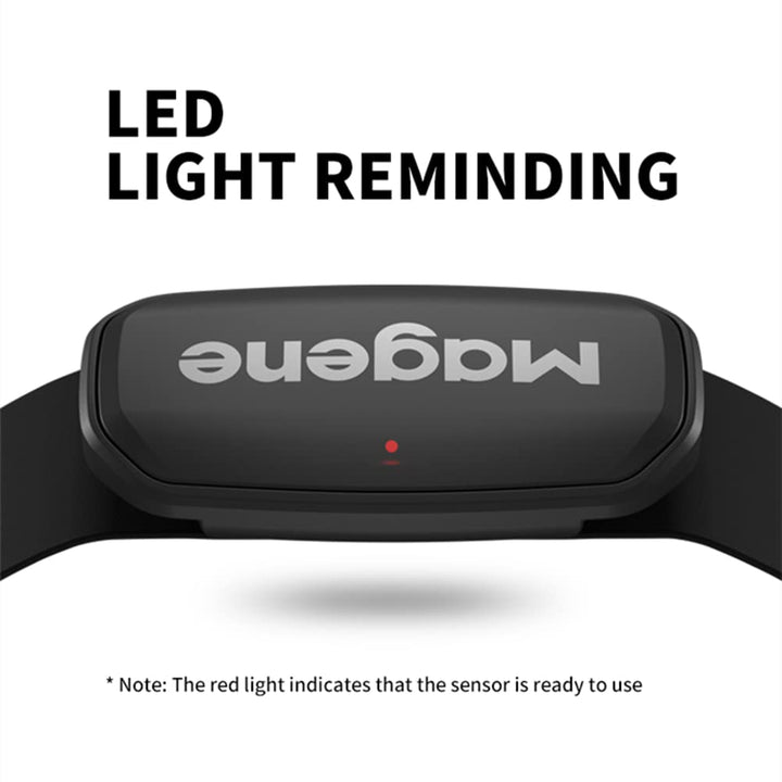 H303 Heart Rate Monitor, Heart Rate Sensor Chest Strap, Protocol ANT+/Bluetooth, Compatible with iOS/Android APPs