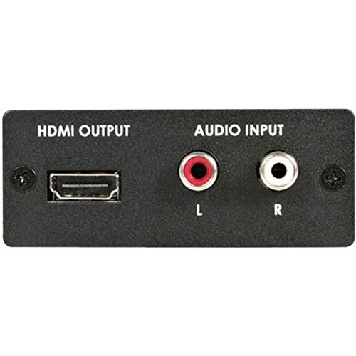 Component (YPbPr) / VGA to HDMI Converter with Audio - PC to HDMI - Resolutions up to 1080p (HDTV) and 1920 x 1200 (PC) (VGA2HD2) Black