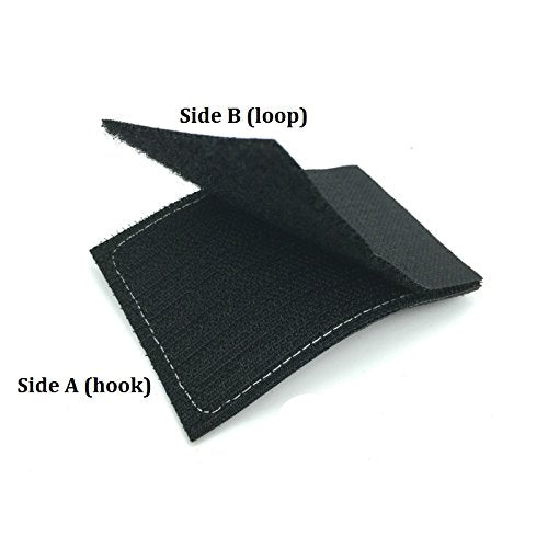 IR Patch Infrared Reflective Morale-Emblem Badge Tactical Military Hook & The Loop for Backpacks Caps Jersey Jeans Jacket (CP)