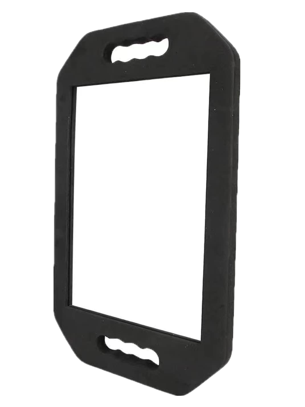 Handle Mirror – Large Hand Mirror with Double Handle - Rectangular Hand Held Mirror with Handle - Lightweight Hair Salon Equipment Hairstylist and Barber Accessories (1Pcs Rectangle)
