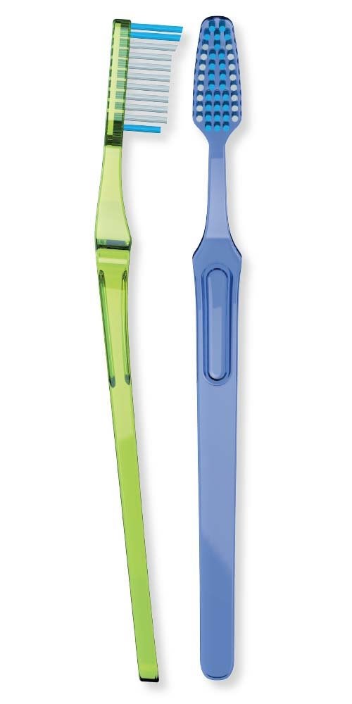 Crystal Clean Soft Value Pack Adult Toothbrushes, 2 Count