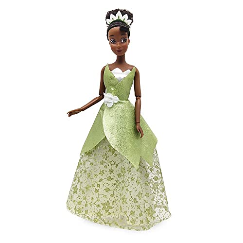 Store Official Princess Classic Doll (Tiana from The Princess and The Frog), 11 Inches, Includes Brush with Molded Details, Posable Toy in Classic Outfit Princess Toys for Girls