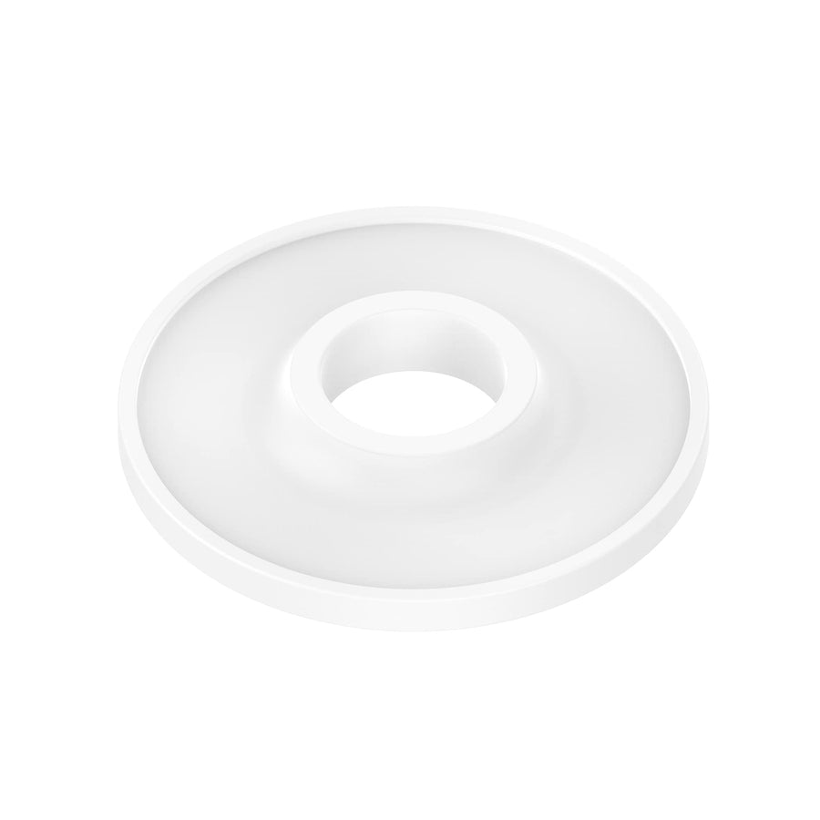 Accessories Compatible with HomePod Stand,Silicone Anti-Slip Pad Shockproof Coaster (White)