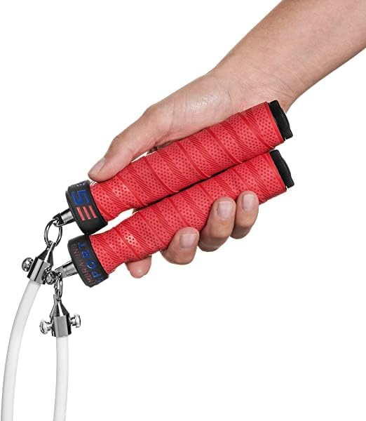 Weighted Jump Rope for Fitness and Weight Loss, 1LB Adjustable Jump Rope, Handles with Removable Weights - Crossrope for Boxing, Home Gym Equipment, Workout Equipment for Men, Women