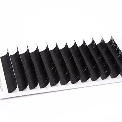 Eyelash Extensions 0.15mm C Curl 17mm Faux Mink Lash Extension Supplies Natural Individual False Eyelashes Professional Perfect Salon Use (0.15-C-17mm)