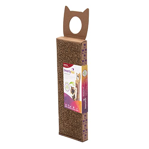 Scratch Up Corrugated Hanging Cat Scratcher, Catnip Infusion Technology - Brown, Single Wide