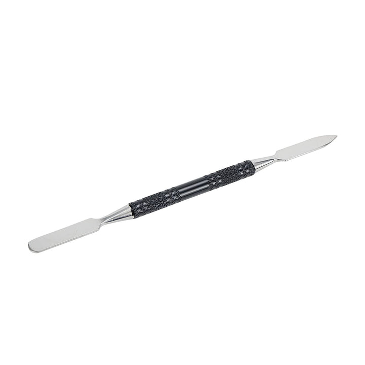 Stainless Steel Cosmetic Makeup Palette,Makeup Mixing Palette Stainless Steel Makeup Palette Cosmetic Palette with Spatula Tool Makeup Art Tool for Blending Cosmetic Foundation Shades,Black
