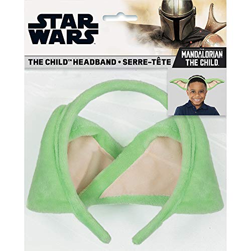 Mandalorian The Child Fabric Headband, 1 Count (Pack of 1), Green