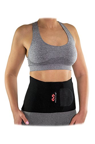 Waist Trimmer Belt, Waist Trainer for Women, Promotes Sweat & Weight Loss in Mid-Section, Sold as Single Unit, Black