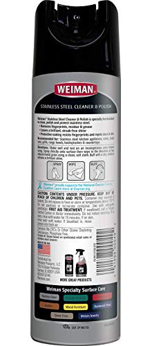 Stainless Steel Cleaner & Polish Aerosol, 17 fl oz