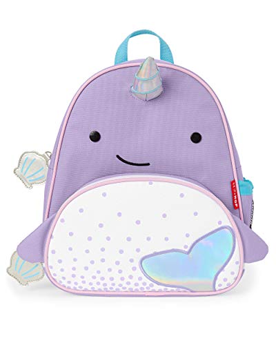 Toddler Backpack, Zoo Preschool Ages 3-4, Narwhal