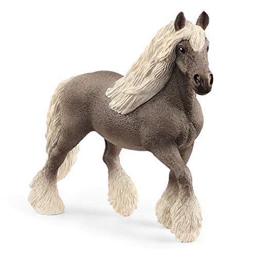 Farm World Realistic Silver Dapple Mare Gray Horse Figurine - Highly Detailed and Durable Farm Animal Figurine for Boys and Girls, Gift for Kids Ages 3+