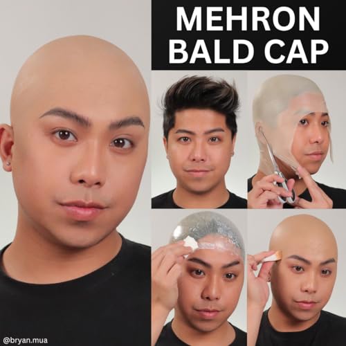 Makeup Premium Character Kits| Makeup Kits for Halloween & Cosplay| Made in the USA | Complete Makeup Kit | Includes all Makeup, Tools, & Instructions on How to Create the Look | (Bald Cap)