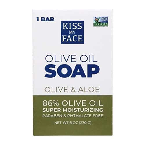 Moisturizing Bar Soap for All Skin Types - Olive & Aloe - 8 oz