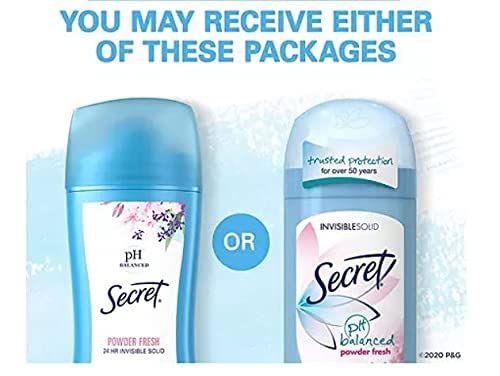 Powder Fresh : Original Anti-Perspirant/Deodorant, Invisible Solid, Powder Fresh, 2.6-Ounces