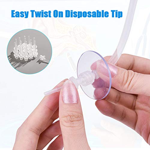 30Pack: 30 Pack Ear Wash Disposable Tips Ear Washer Replacement Tubes - Compatible With Doctor Easy Elephant And Rhino Ear Washers/Ear Wash/Wax-RxSystems