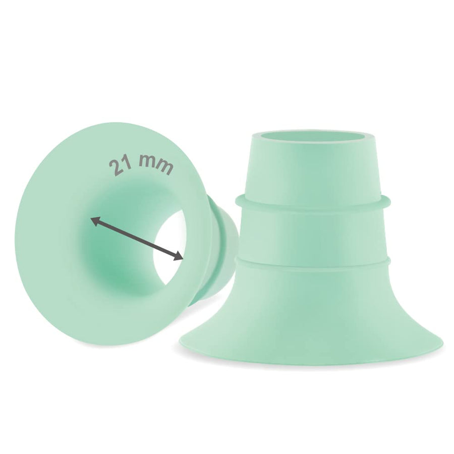21mm Flange Insert Compatible with Elvie Single/Double Electric, Elvie Stride Flange (24mm), Compatible with Medela PersonalFit Flex Shield, Not Original Elvie Pump Parts