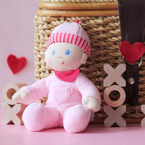 Doll Snug Up Luisa My First Baby Doll, Machine Washable & Safe for Birth & Up, Baby Dolls, Newborn Toys, Baby Girl Gifts