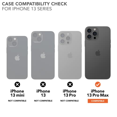 - iPhone 13 Pro Max Case, Rugged Series, Dual Magnet Plus MagSafe Compatible, Magnetic Protective Apple Gear, iPhone Cover with RokLock Twist Lock, Drop Tested Armor (Black)