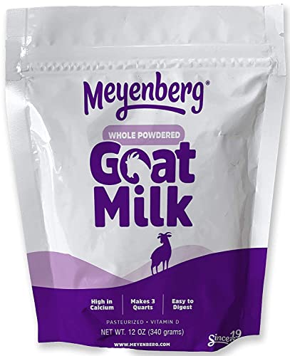 Whole Powdered Goat Milk, Gluten Free, Vitamin D, 12 Oz (Pack of 1)