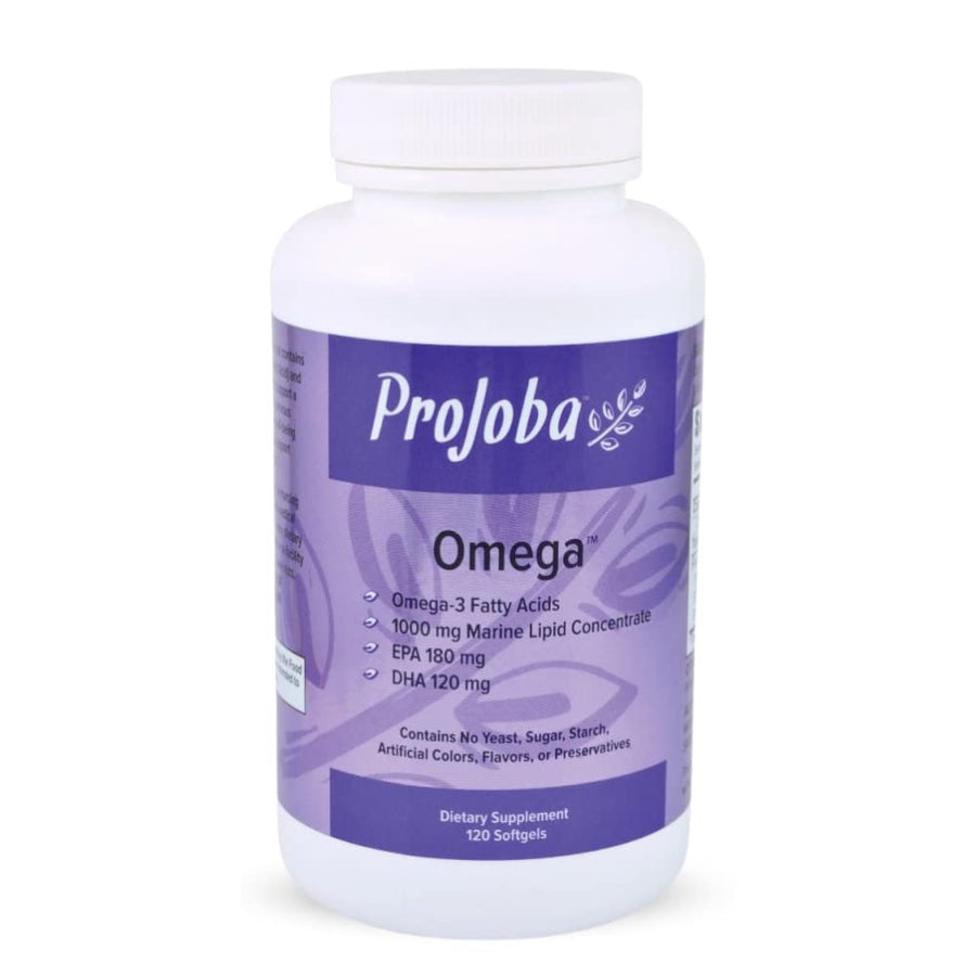 Projoba Omega™ - 1000 mg Omega-3 - High-Potency - 180 EPA & 120 DHA to Promote Brain and Heart Health -120 Softgels (Pack of 1)