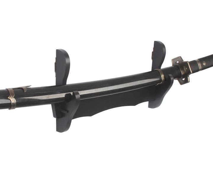 Sword Holder Wall Mount Samurai Sword Rack Katana Wakizashi Display Stand Decorative Sword Hanger (1 layer composite board)