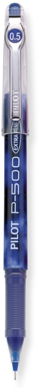 Precise P-500 Gel Ink Rolling Ball Pens, Extra Fine Point, Blue Ink, 6 Pens.