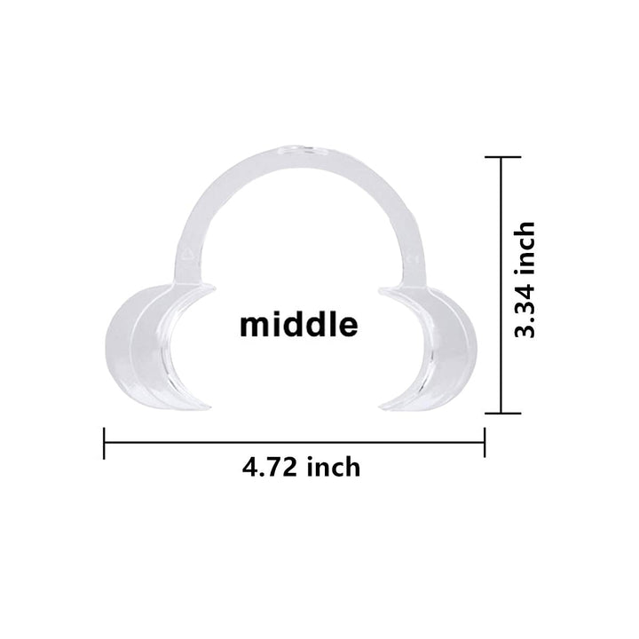 10 Pieces (Size M) C-Shape Cheek Retractor, Disposable Mouth Opener for Dental Teeth Whitening Mouth Guard or Speak Out Game