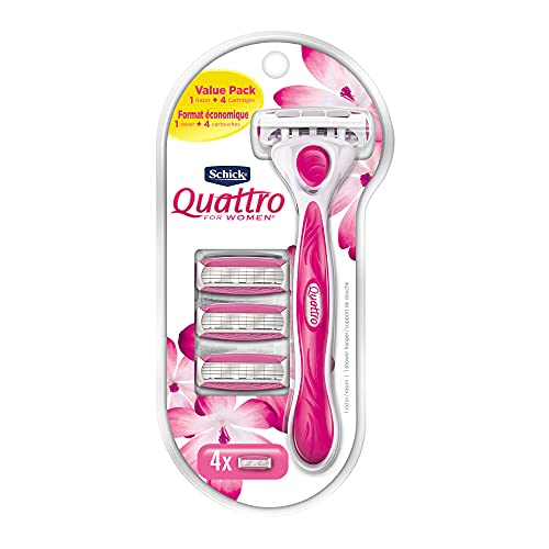 Value Pack with 1 Razor and 4 Razor Blade Refills