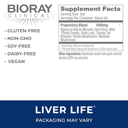Clinical Liver Life - 4 fl oz - Strengthens Liver Structure & Function - Non-GMO, Vegetarian, Gluten Free