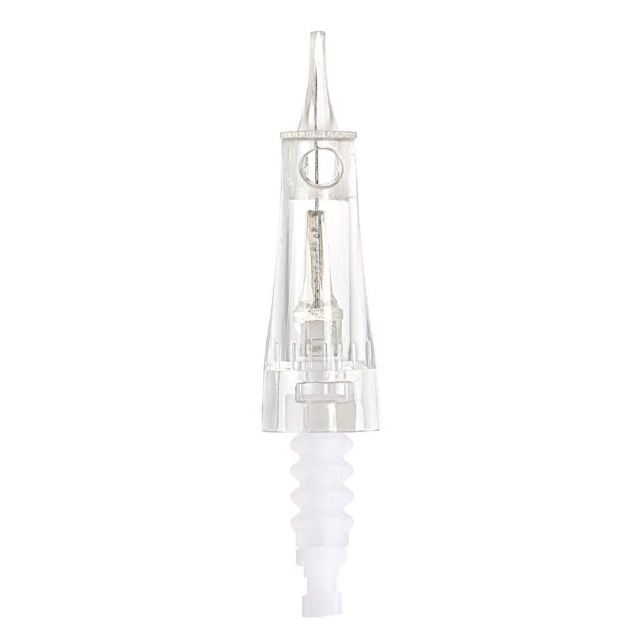 10pcs 1RL Makeup Cartridges Needles Professional Tattoo Needles for Eyebrow Eyeliner Lip (EN42-1R)